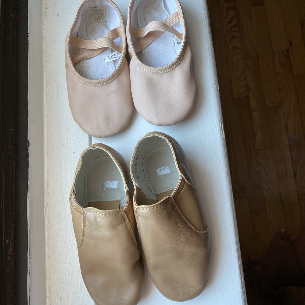 Ballet and Jazz Shoes size 12.